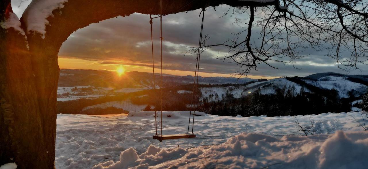 Penzion Rzehaczek Dolní Lomná Buitenkant foto